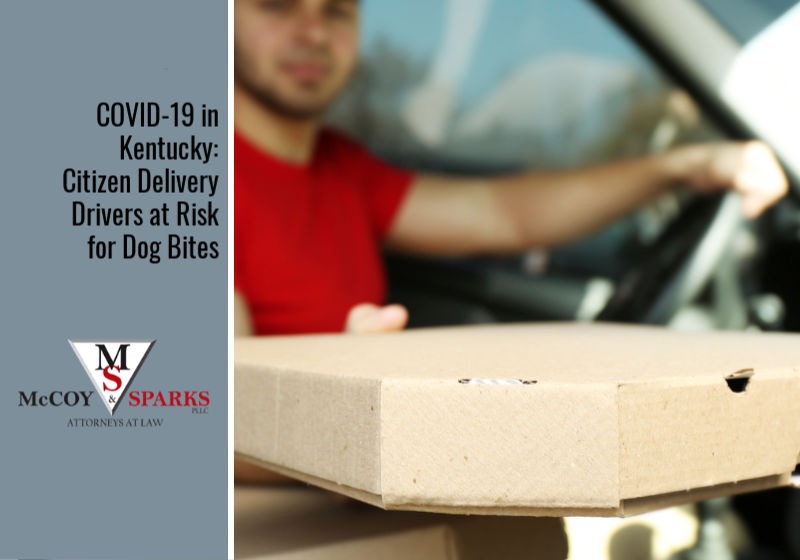 COVID-19 in Kentucky: Citizen Delivery Drivers at Risk for Dog Bites