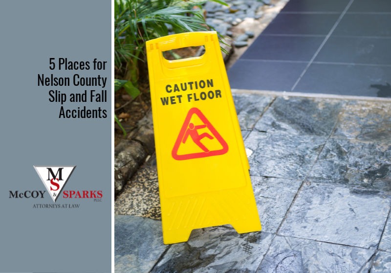 5 Places for Nelson County Slip and Fall Accidents