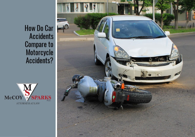 Motorcycle Accidents vs Car Accidents. How Do They Compare?