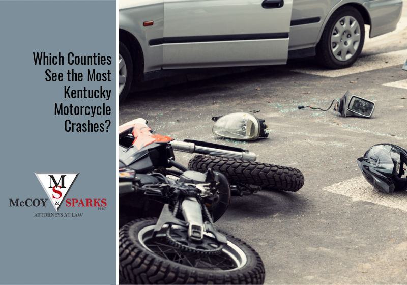 Which Counties See the Most Kentucky Motorcycle Crashes?