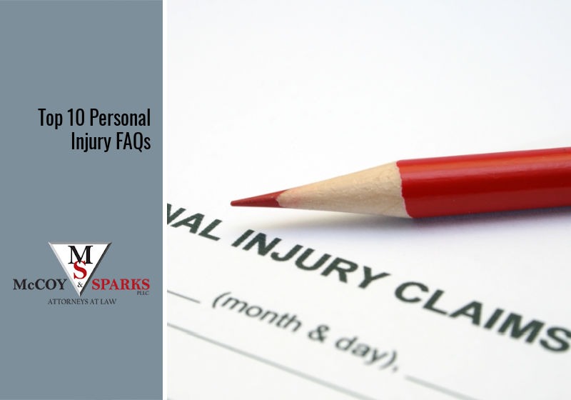 Top 10 Personal Injury FAQs