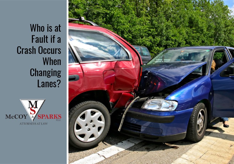 Who is at Fault if a Crash Occurs When Changing Lanes?