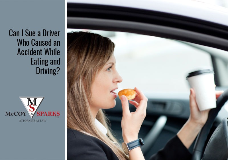 Can I Sue a Driver Who Caused an Accident While Eating and Driving?