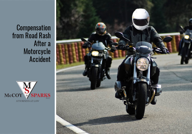 Compensation from Road Rash After a Motorcycle Accident