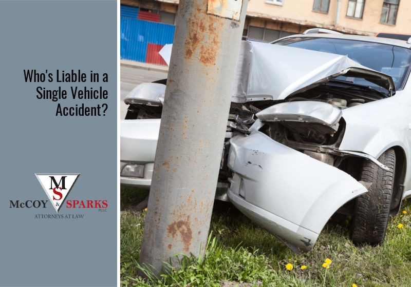 Who’s Liable in a Single Vehicle Accident?
