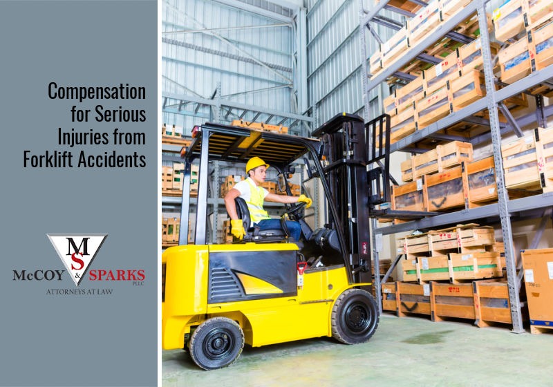 Compensation for Serious Injuries from a Forklift Accident