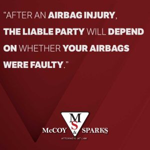 air bag injury